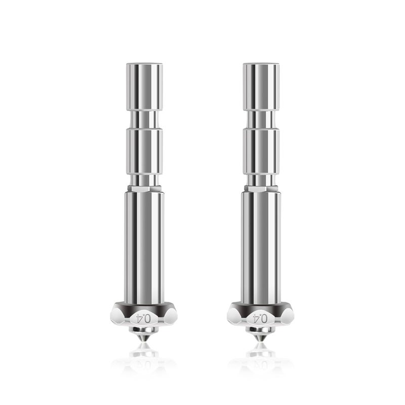 IdeaFormer-3D 2Pcs 0.4mm Kobra 3 Max Nozzle, Integrated Hardened Steel Tip Nozzles Quick-Swap Print Head Extruder Nozzle for Anycubic Kobra 3 Max Combo - Image 1